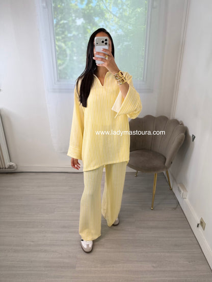 Set Lila - Jaune beurre