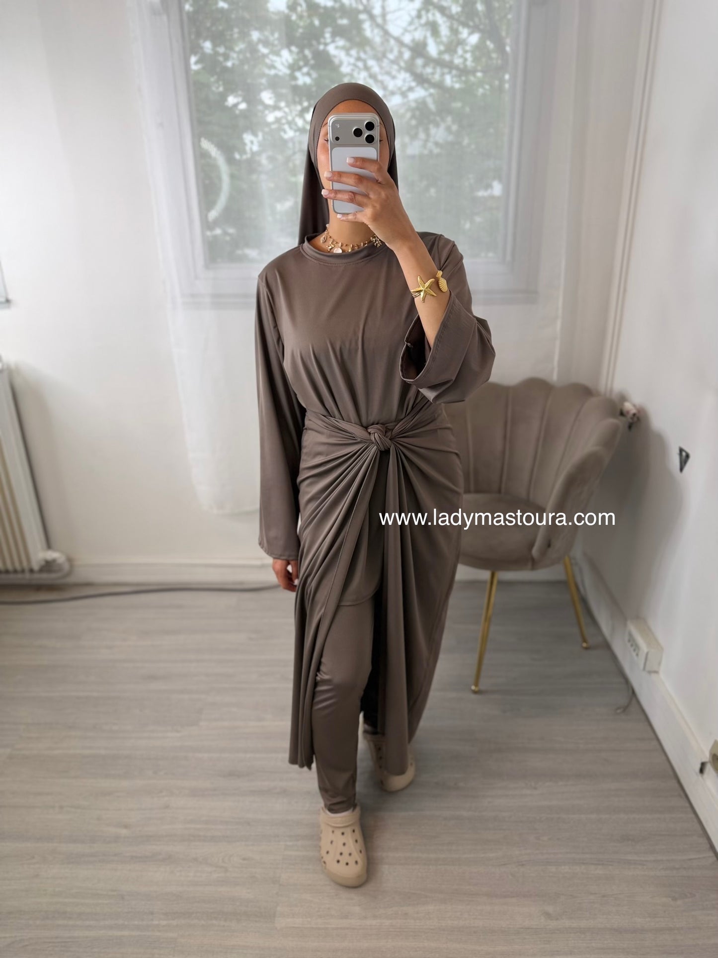 Burkini 4 pièces - Taupe