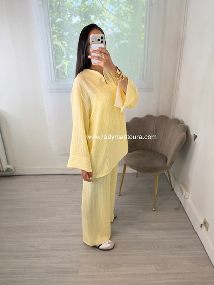 Set Lila - Jaune beurre