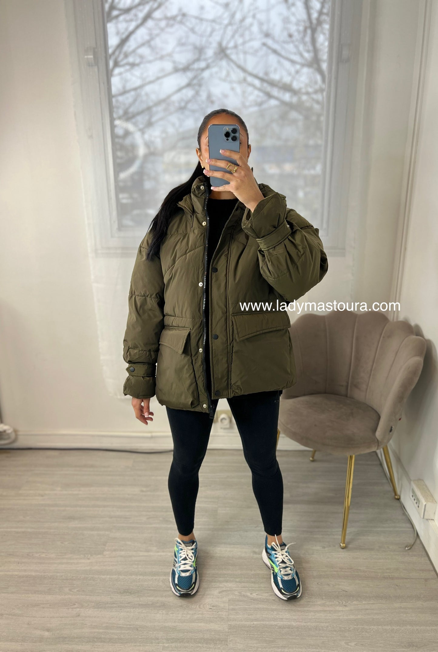 Doudoune Samira - Kaki