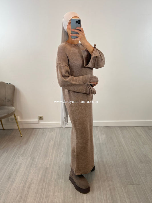 Robe Amel - Taupe