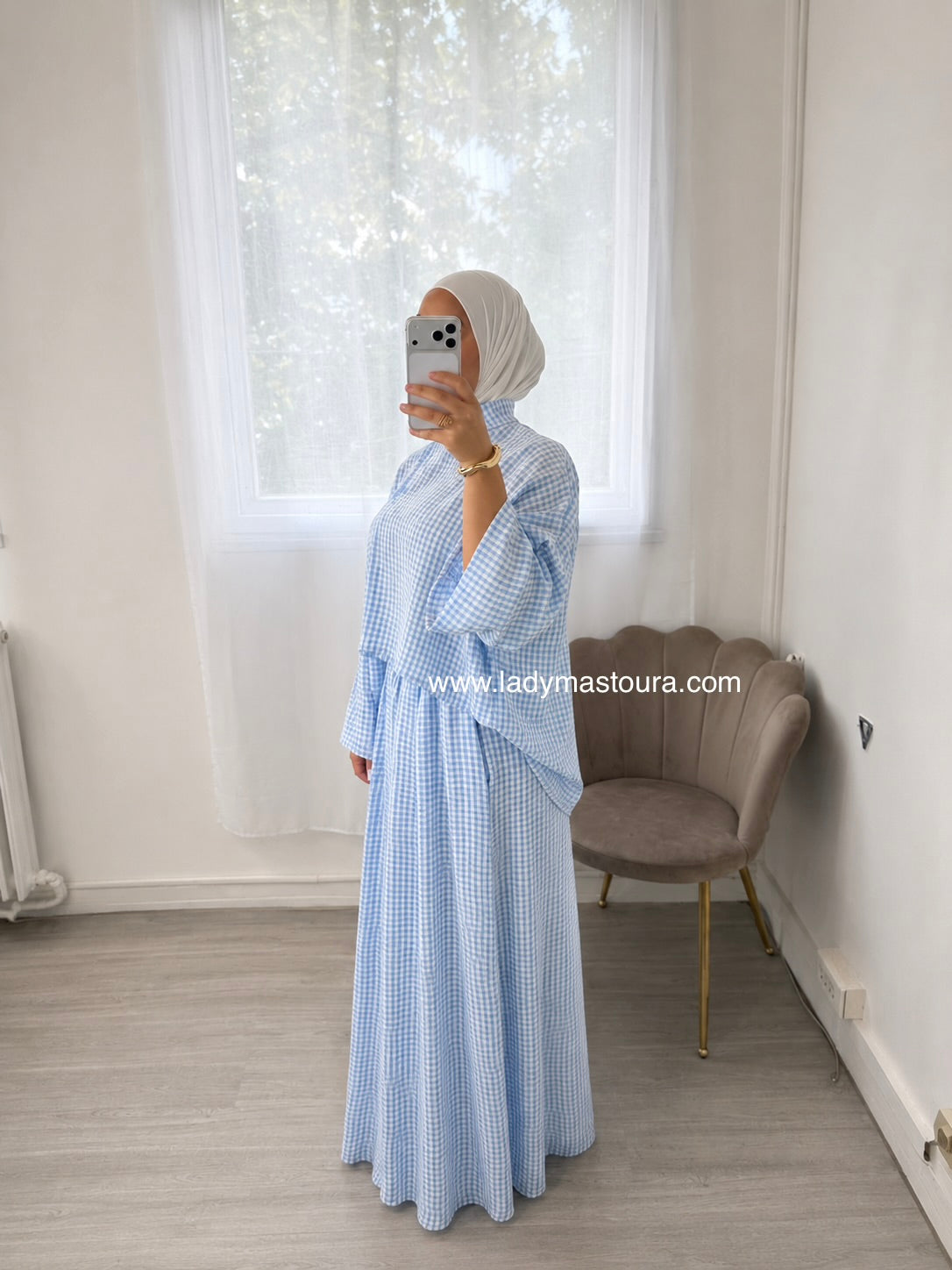 Ensemble Vichy - Bleu