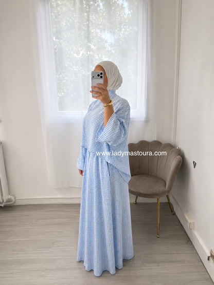 Ensemble Vichy - Bleu