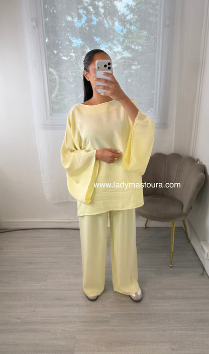Ensemble fluide Inaya - Jaune