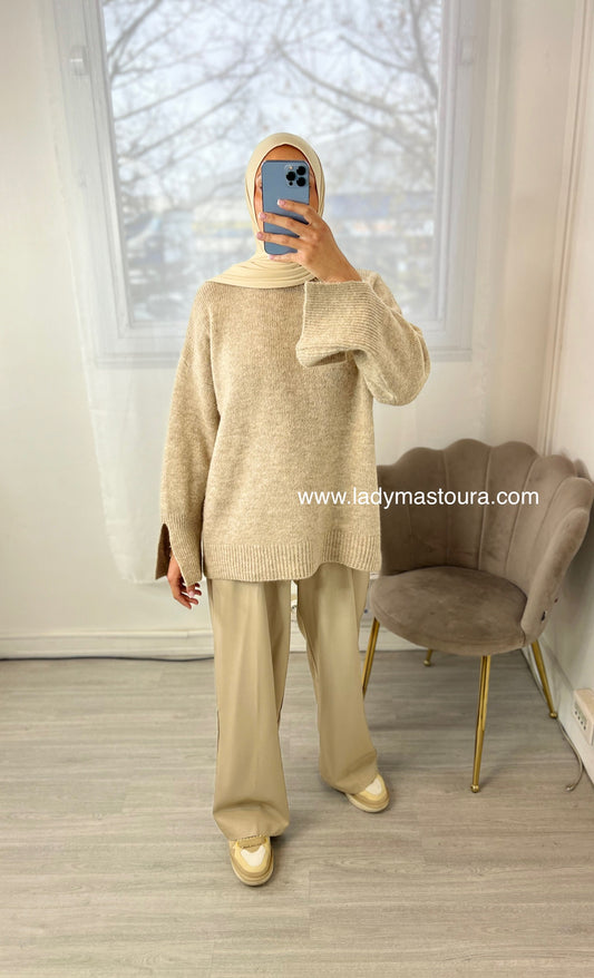 Pull Samia - Taupe