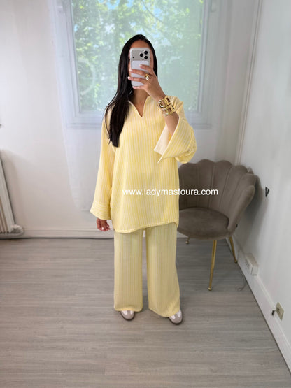 Set Lila - Jaune beurre