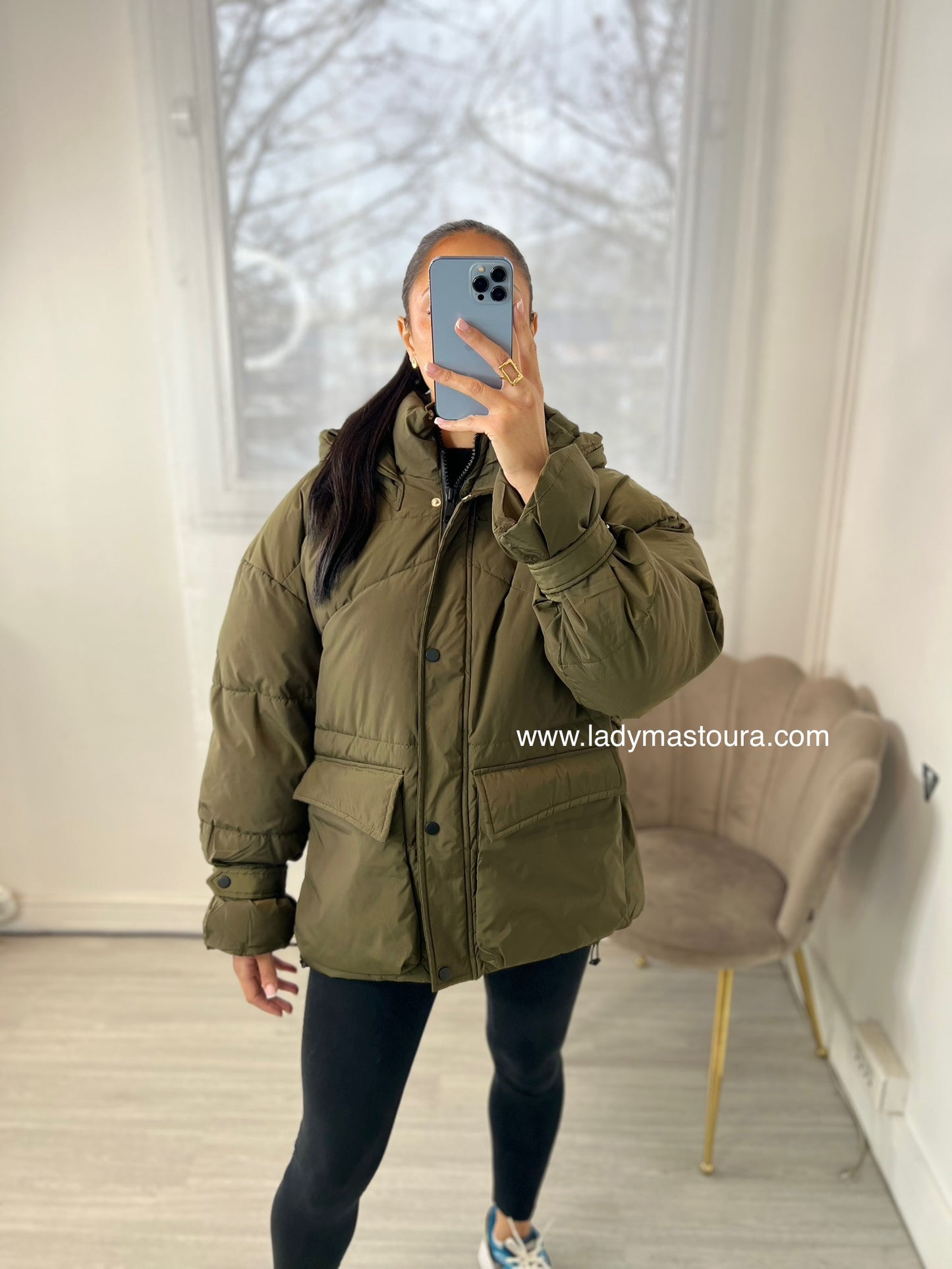 Doudoune Samira - Kaki