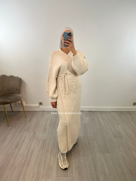 Robe Cache Coeur - Beige