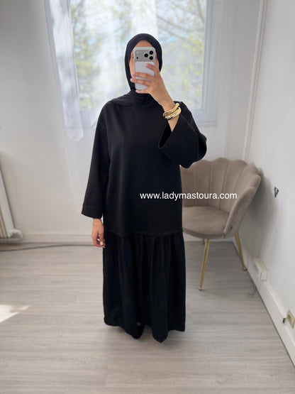 Robe Manche longue - Noir