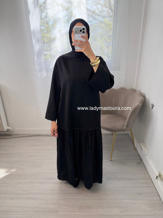 Robe Manche longue - Noir