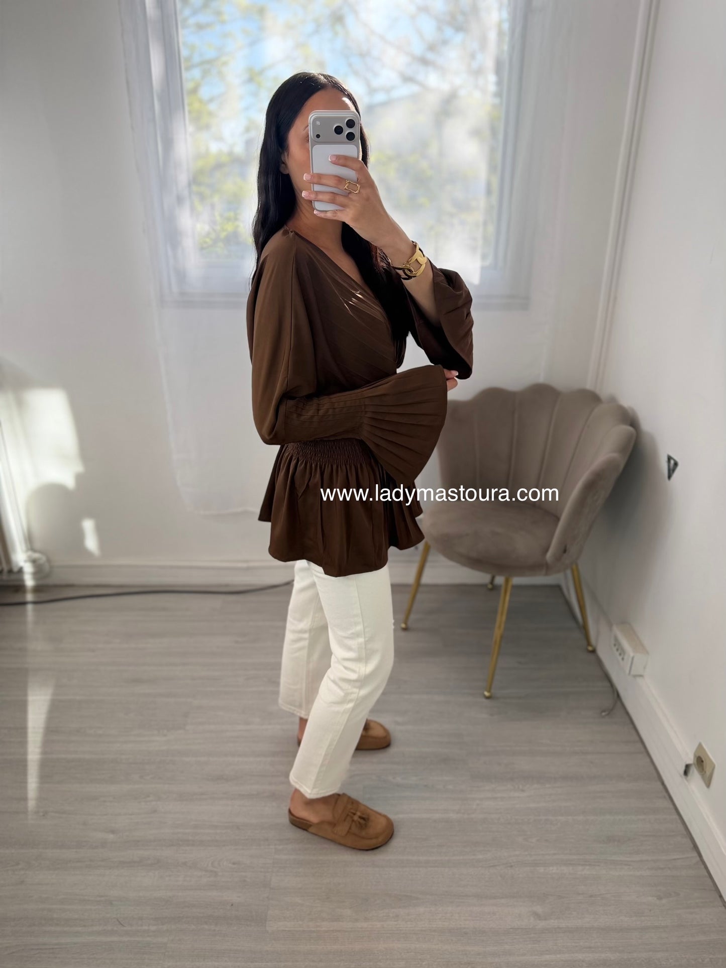 Jeans droit - Blanc