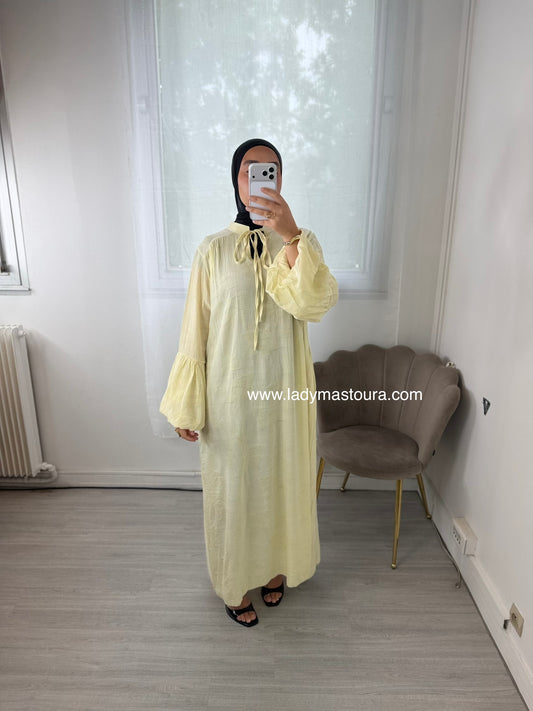 Robe Noeud - Jaune