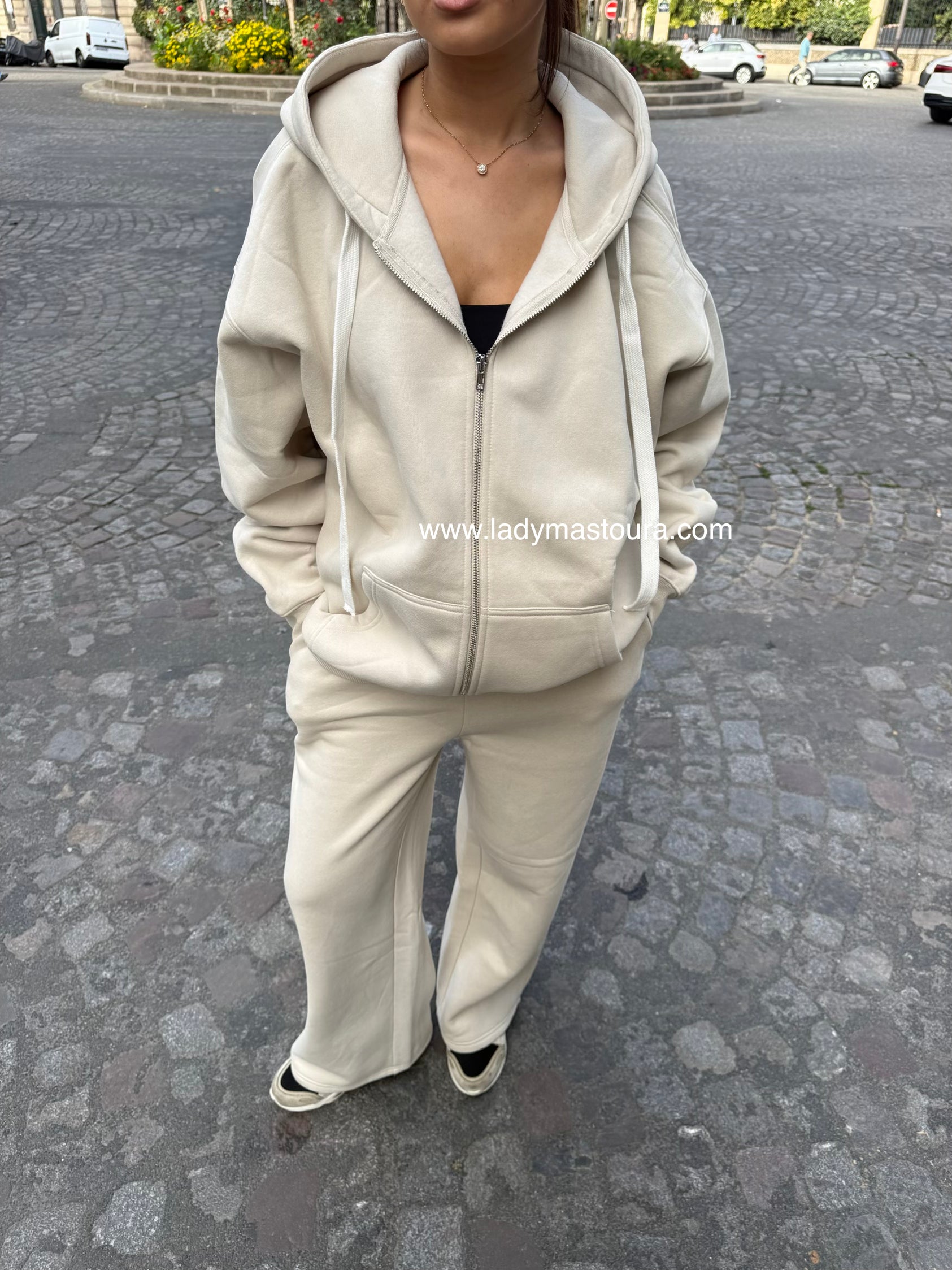 Bas Jogging  - Beige