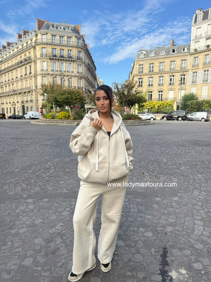 Gilet Sweat - Beige