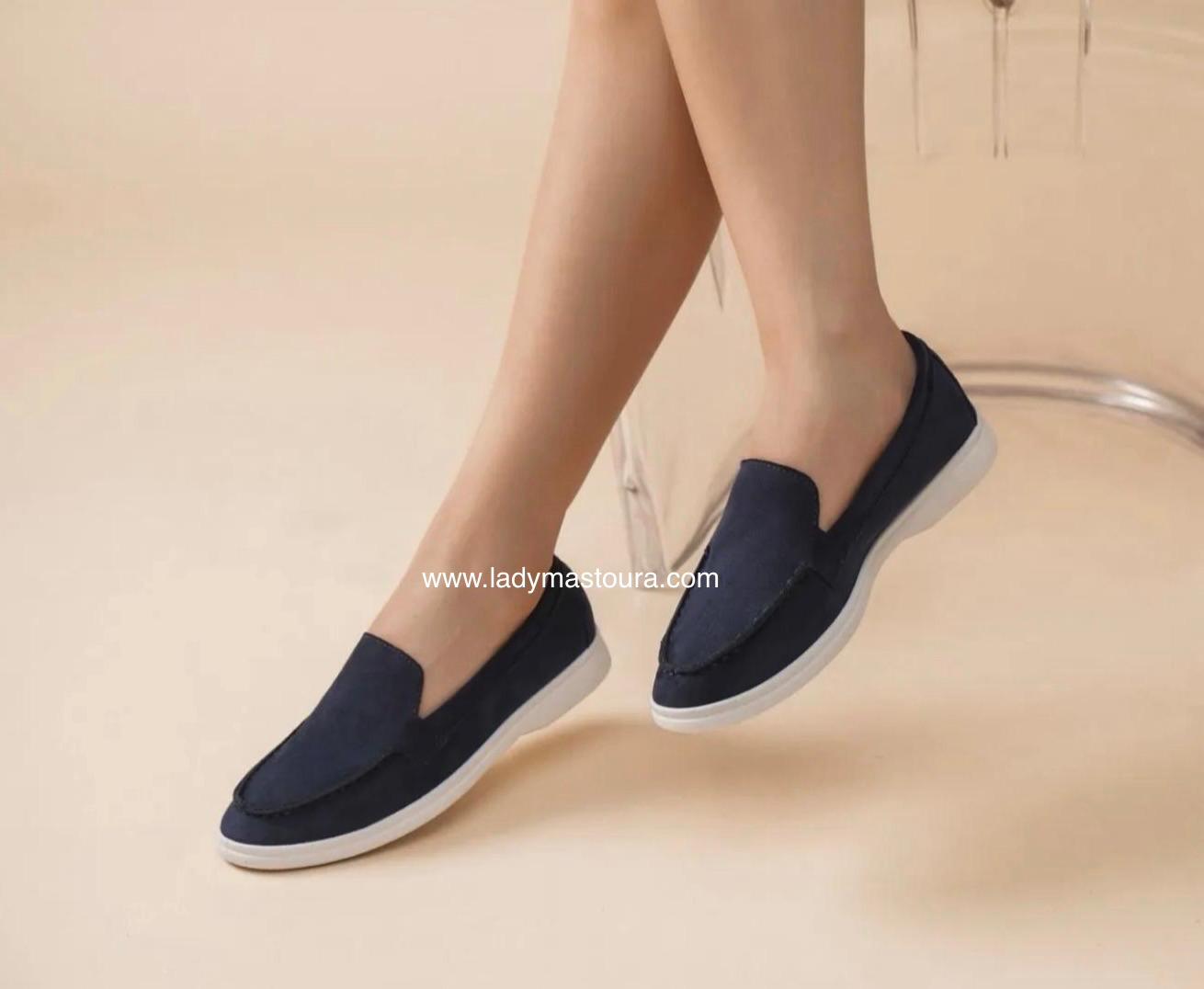 Mocassins - Bleu Marine