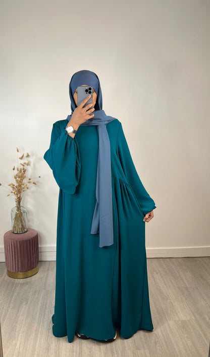 Hijab avec cagoule intégrée (Soie de Médine)